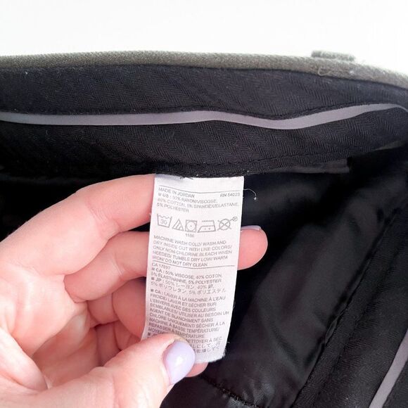 Banana Republic Women's Pants Sloan Curvy Fit Trousers Mallard Green Size 6 - Picture 5 of 11